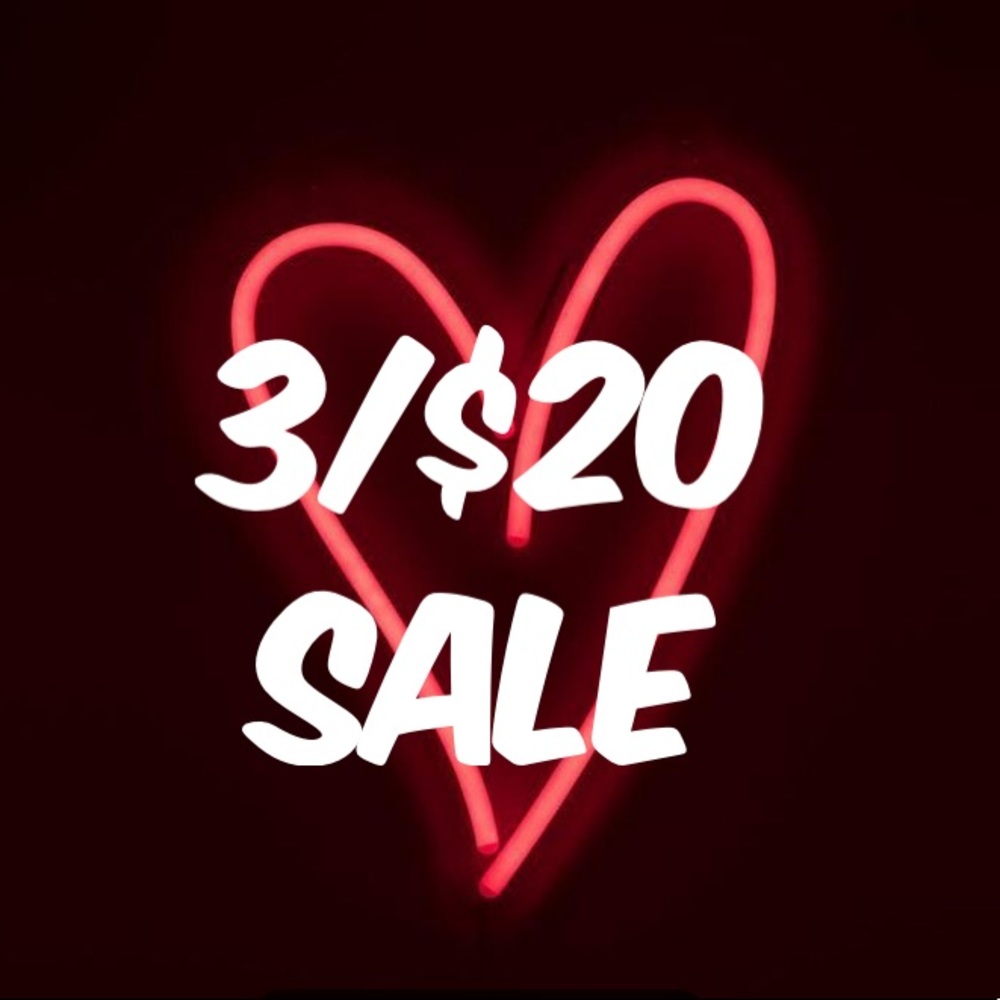 🎁3/$20🎁 BIG SALE!!!!!
